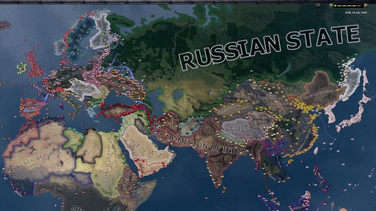Qing comeback in Kaiserreich - Hoi4 Timelapse