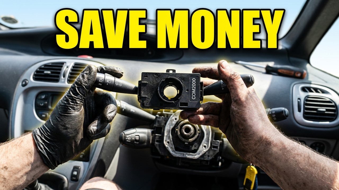 Citroen Xsara Picasso | Turn Signal & Wiper Switch Sticks Replacement (Airbag, Clock spring)