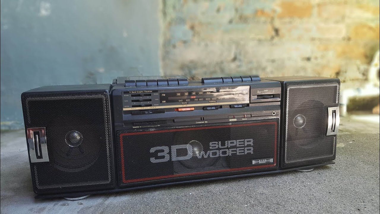 RADIO GRABADORA CON SUPER WOOFER 2 CASETERAS JC PENNEY