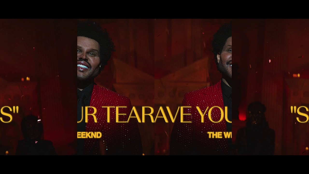 “Save Your Tears” but the beats are in reverse chronological order