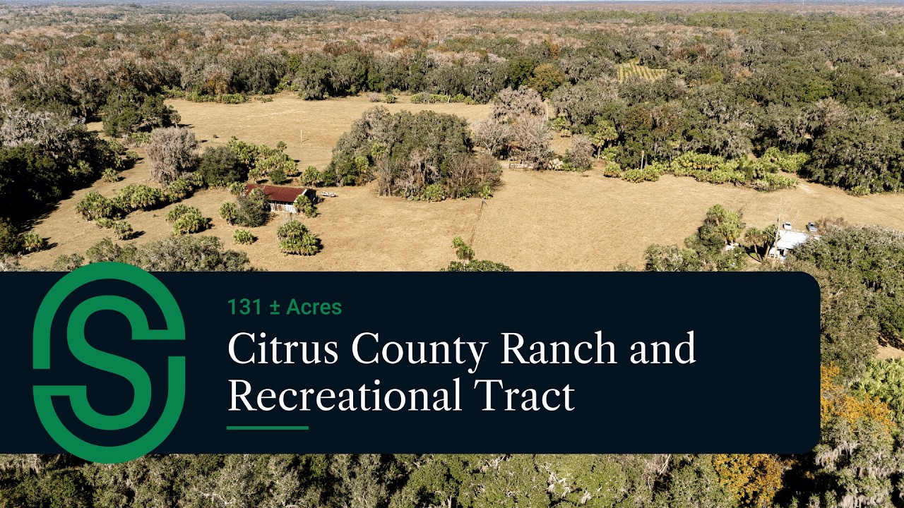 Citrus County Ranch & Recreational Tract • 131± Acres near the Withlacoochee River • Inverness, FL