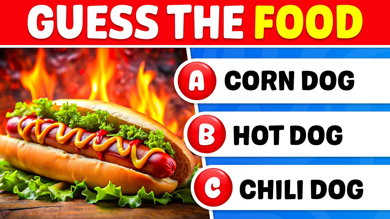 Guess the Food Quiz 🍕🍔🍩 | Test Your Knowledge | Knowlio