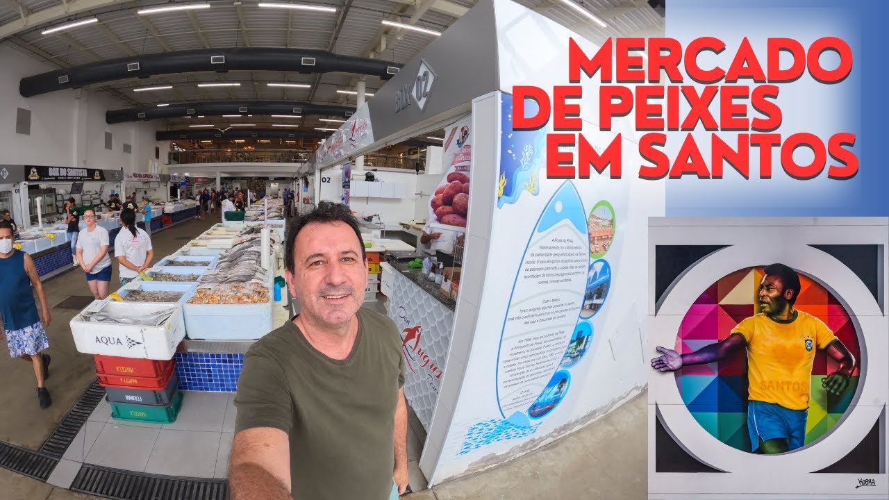 Conheça o Mercado de Peixes de Santos SP