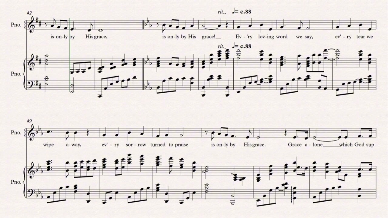 Grace Alone Vocal Guide for Alto
