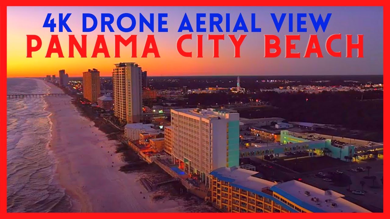Drone 4k Arial View Panama City Beach