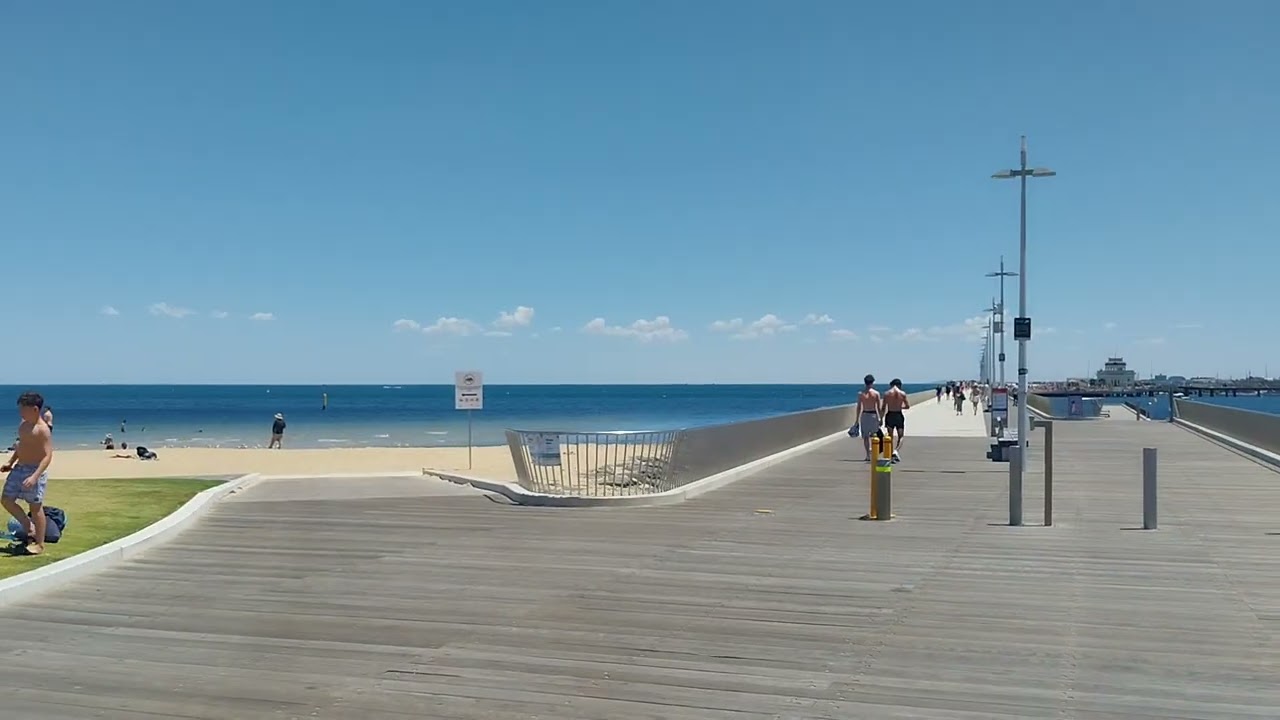 St .Kilda Beach Melbourne Australia 