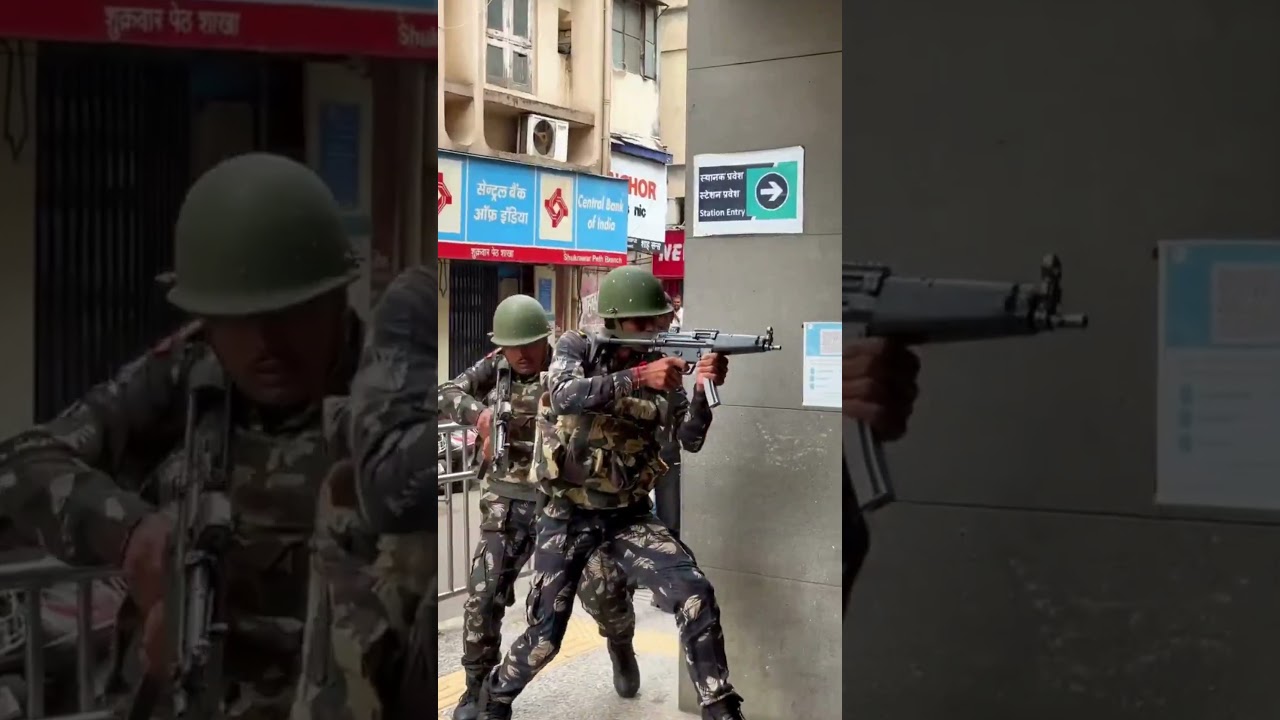 Pune Police Hold Mock Drill At Mahatma Phule Mandai Metro Station Ahead Of Ganesh Chaturthi