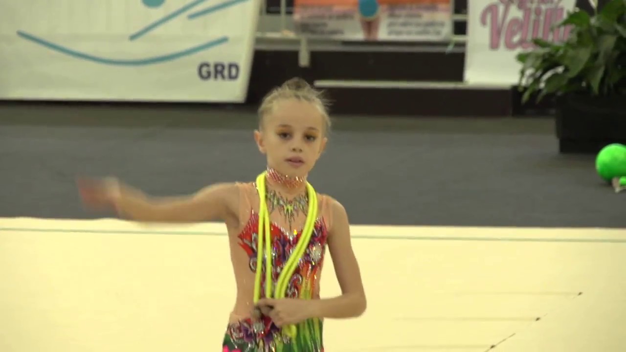 ORO Individual Prebenjamin Copa Base Gimnasia Rítmica, Valeria Antón, Distrito III, VII Trofeo Mai