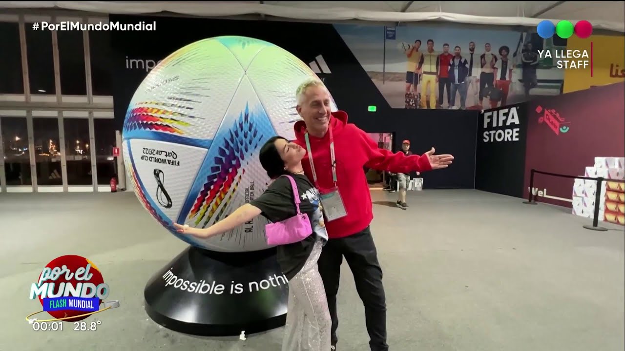 Marley y Lali palpitan la final del Mundial - Por el mundo Flash Mundial