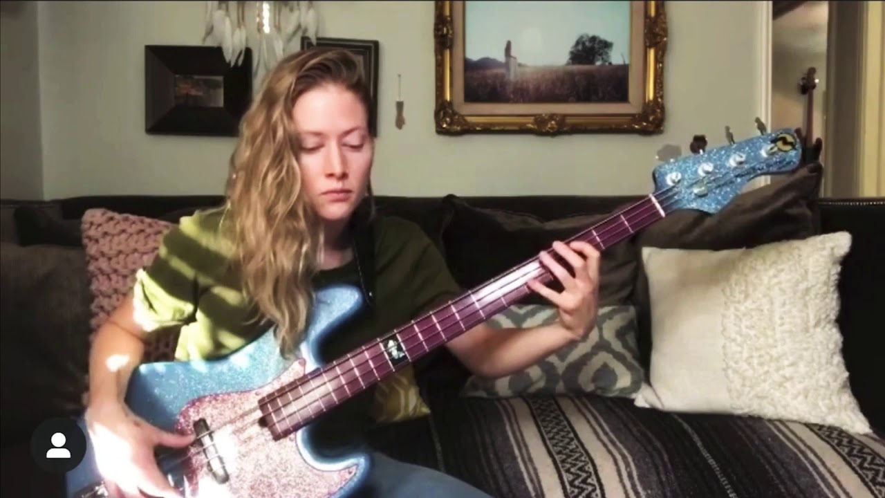 nicole row playing bass