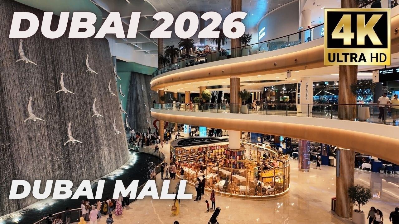 Дубай [4K] Внутри торгового центра Dubai Mall &ndash; скрытые места, которые вы никогда не видели, 2026...