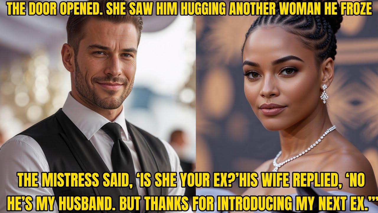 She Caught Her Billionaire Husband Hugging His Ex as the Store’s Automatic Door Opened...