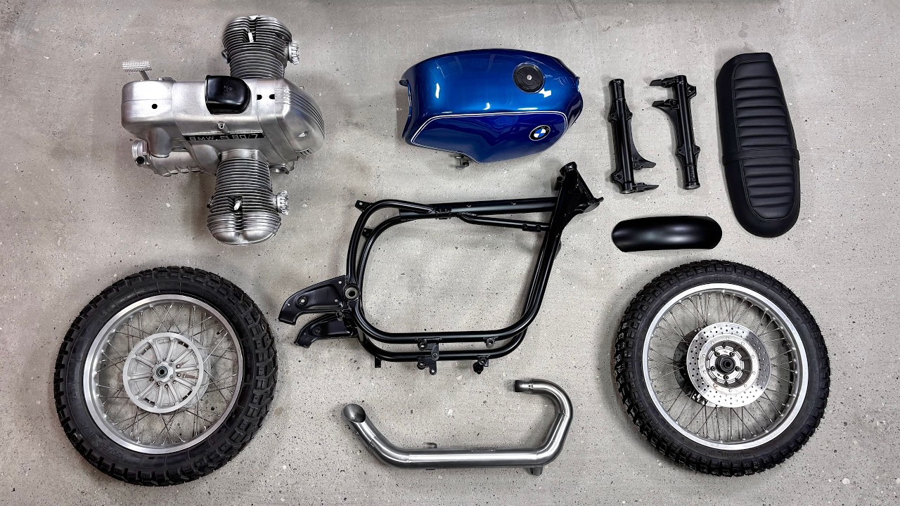BMW R80 Build Update | New Powder Coated Parts