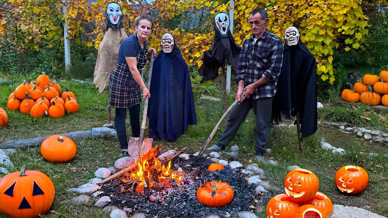 3 Pumpkins, 3 Mystery Dishes – Halloween Feast Challenge! 🎃🔥