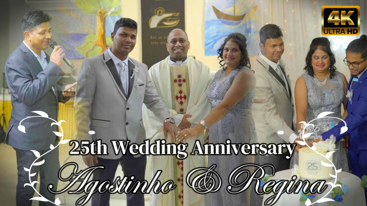 Agostinho & Regina's 25th Wedding Anniversary Toast Song & Highlights | Konkani - Tomas Pereira
