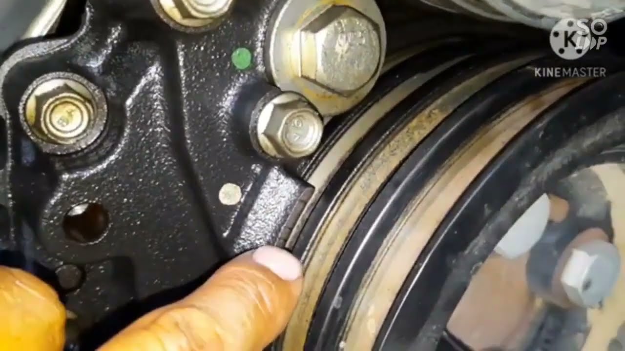 Isuzu engine 4HF1 timing  setting..