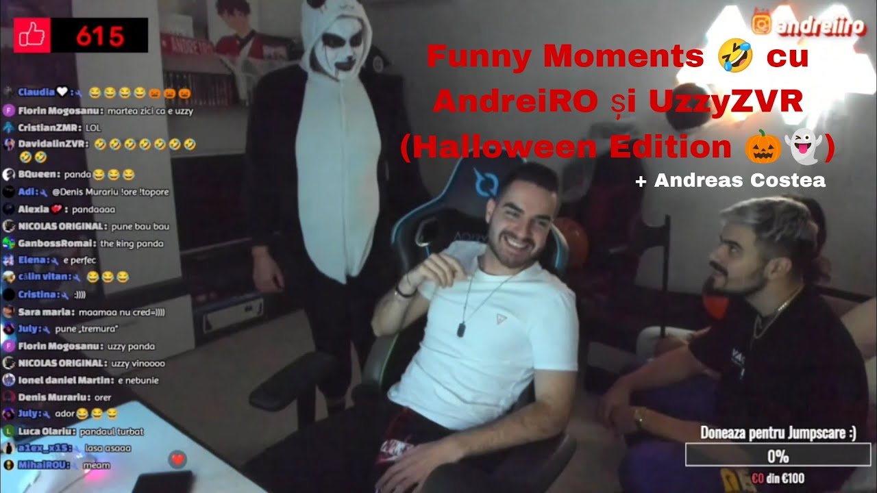 Funny Moments 🤣 cu @AndreiROO și @UzzyZVR (Halloween Edition 🎃👻)