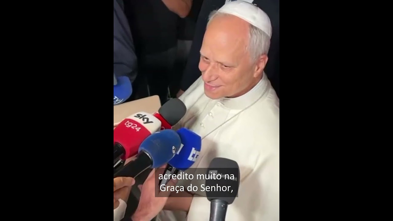 Papa Le&atilde;o XIV conta como foram os seus primeiros 100 dias de Pontificado&hellip;  #papale&atilde;oxiv #vaticano