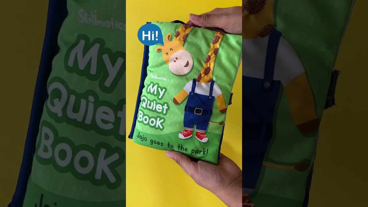My Quiet Book | Interactive Activity Book for Toddlers | Ages 1-4 | Skillmatics