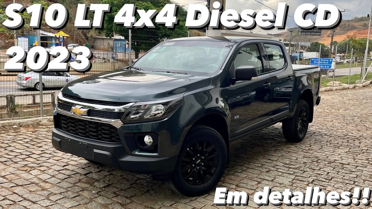 Chevrolet S10 LT 4x4 Diesel CD 2023 - Linha 2023 em detalhes!! (4K HDR)