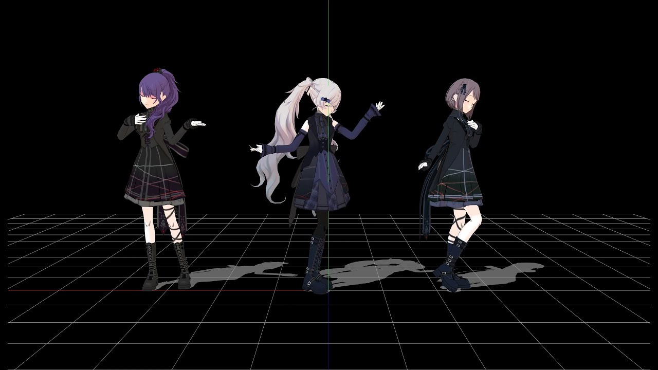 [MMD] Aishite Aishite Aishite (mirrored dance practice ver.) - Nightcord at 25:00