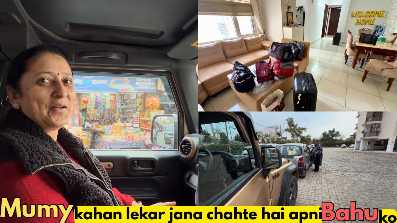 Mummy Bhai aur Bhabhi ko lejana chahte hai iss jagah pr🥹😇 Hum chale Pahadon pr 🤩🤪
