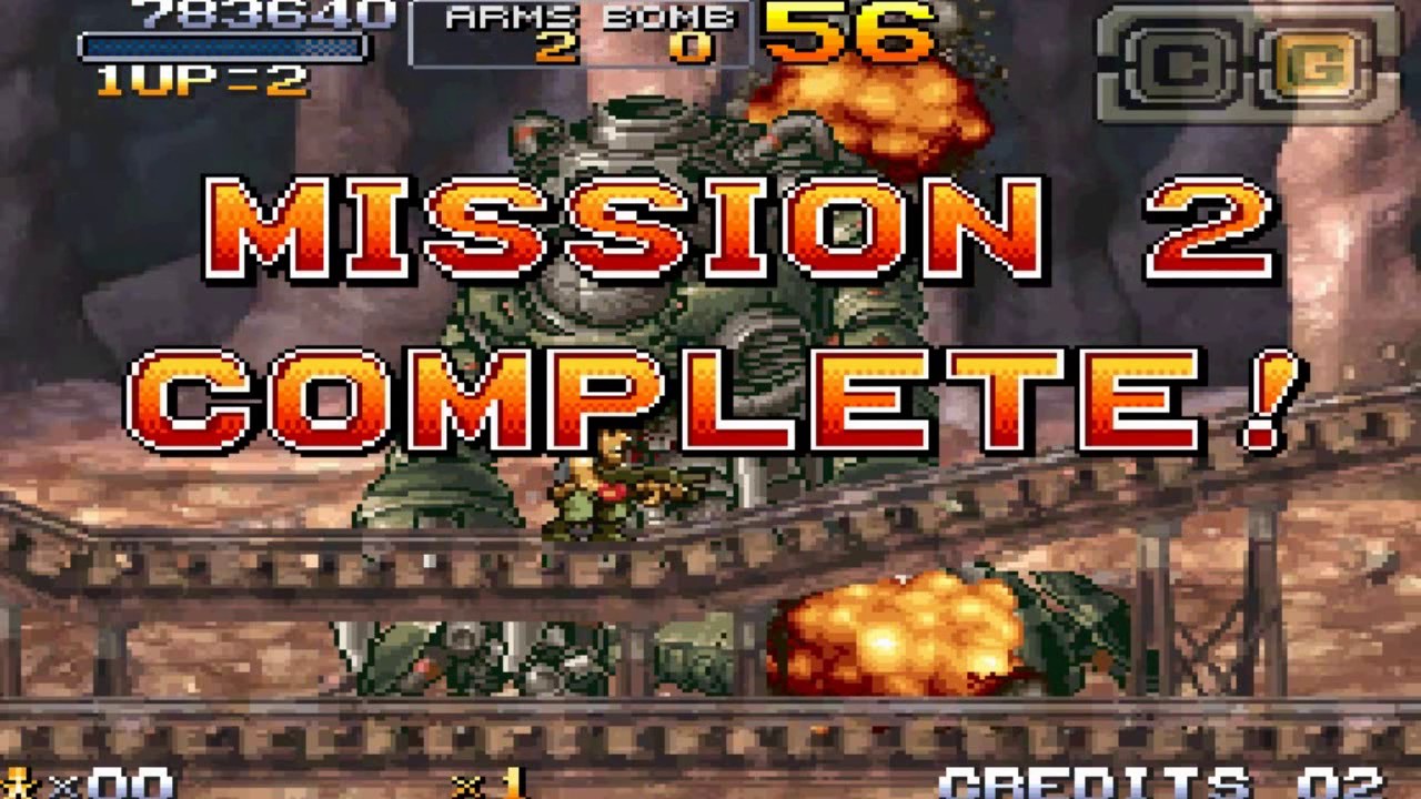 (NDS) metal slug 7 level - HARD no death ALL clear (Ralf)