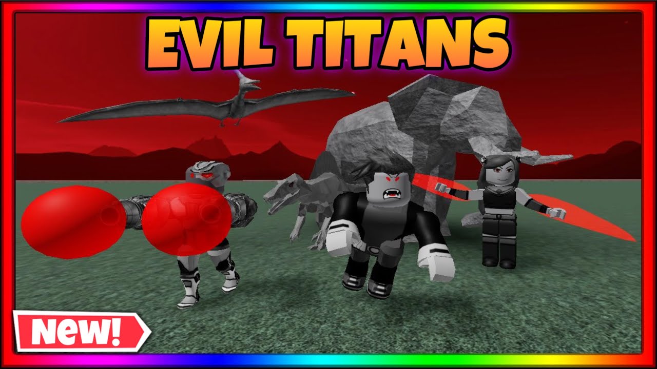 *NEW UPDATE* Showcase of ALL EVIL TITANS (Wave 4) - Teen Titans Battlegrounds Roblox