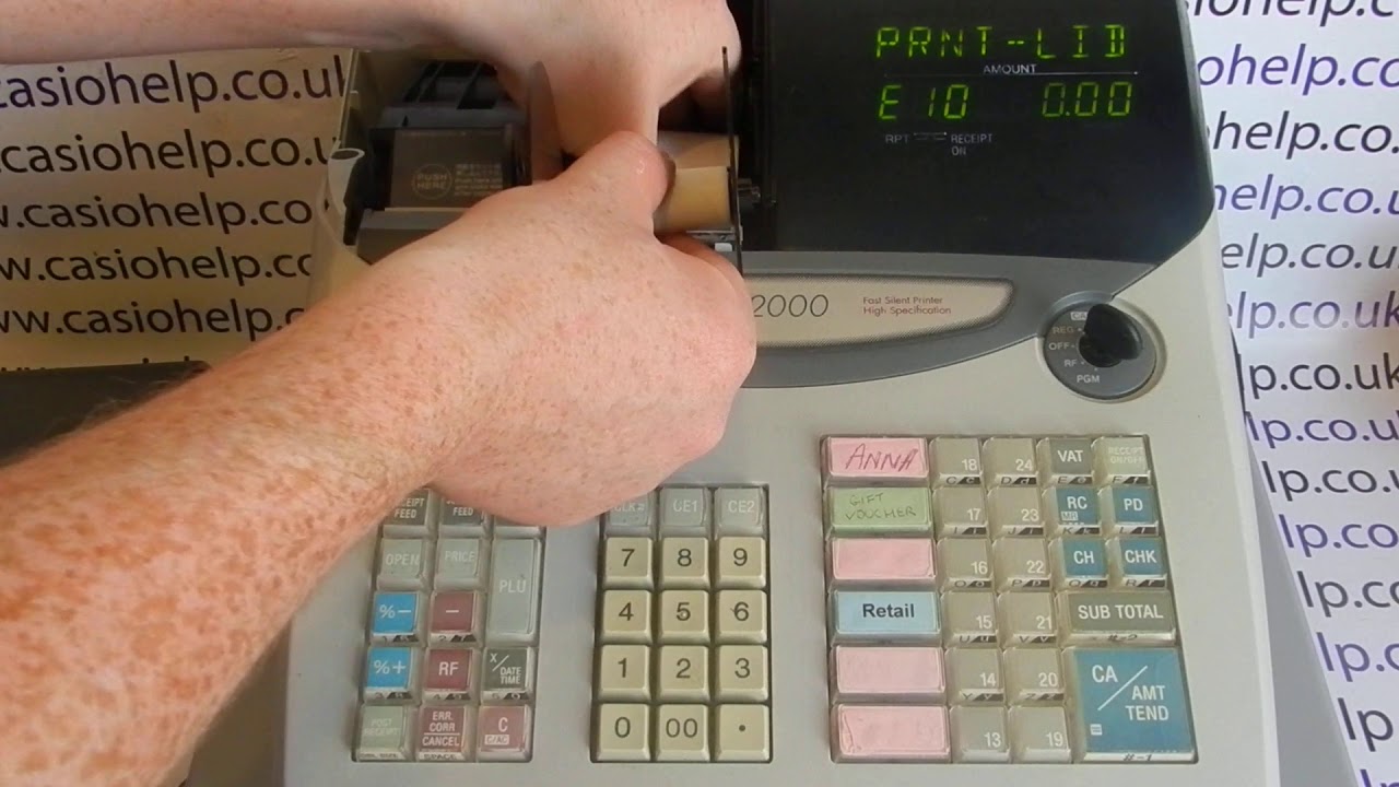 L Sign On Display Casio TE-2000 / TE2000 / TE-100 / TE100 / PCR-T2000 / PCRT2000 / PCR-T100