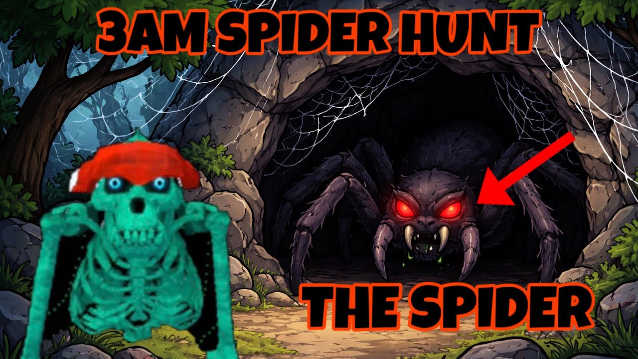 3AM SPIDER HUNT🕷️🌳ANIMAL COMPANY VR