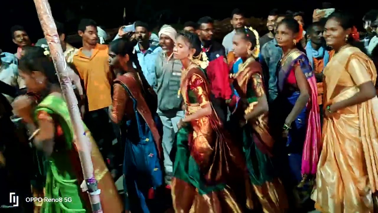 Saduulu Bathakamma Aheri Bhujangraopetha night mahol mahagov dhol