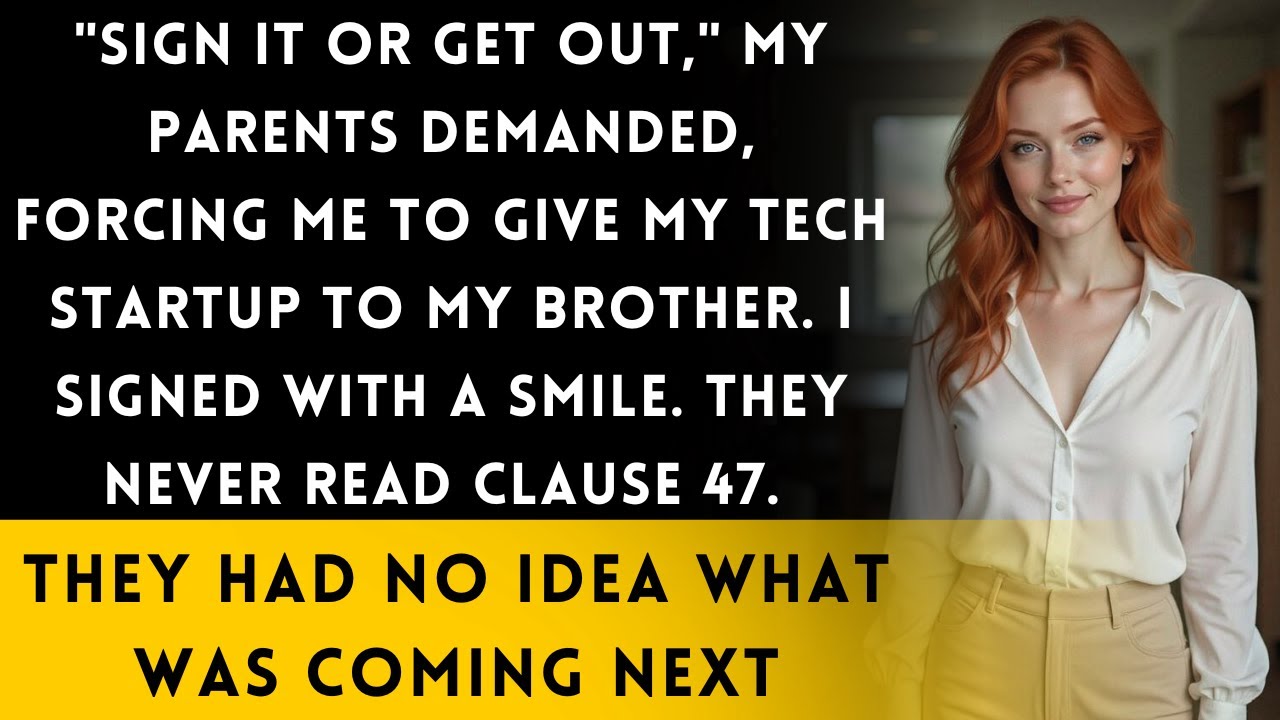 My Parents Made Me Sign Over My Company To My Brother—They Didn't Read The Fine Print