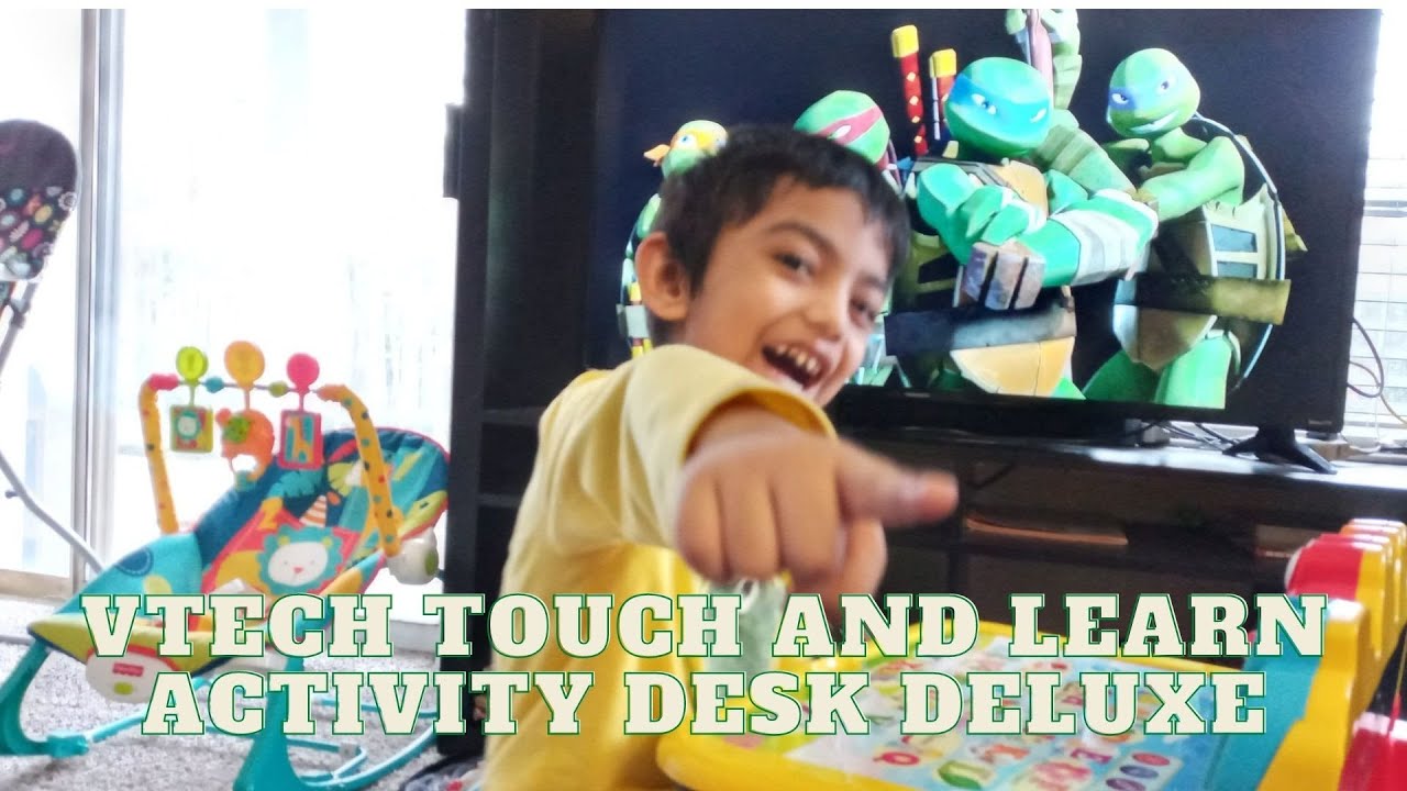 VTech Touch and Learn Activity Desk Deluxe ||Activity table||Afnans Brother