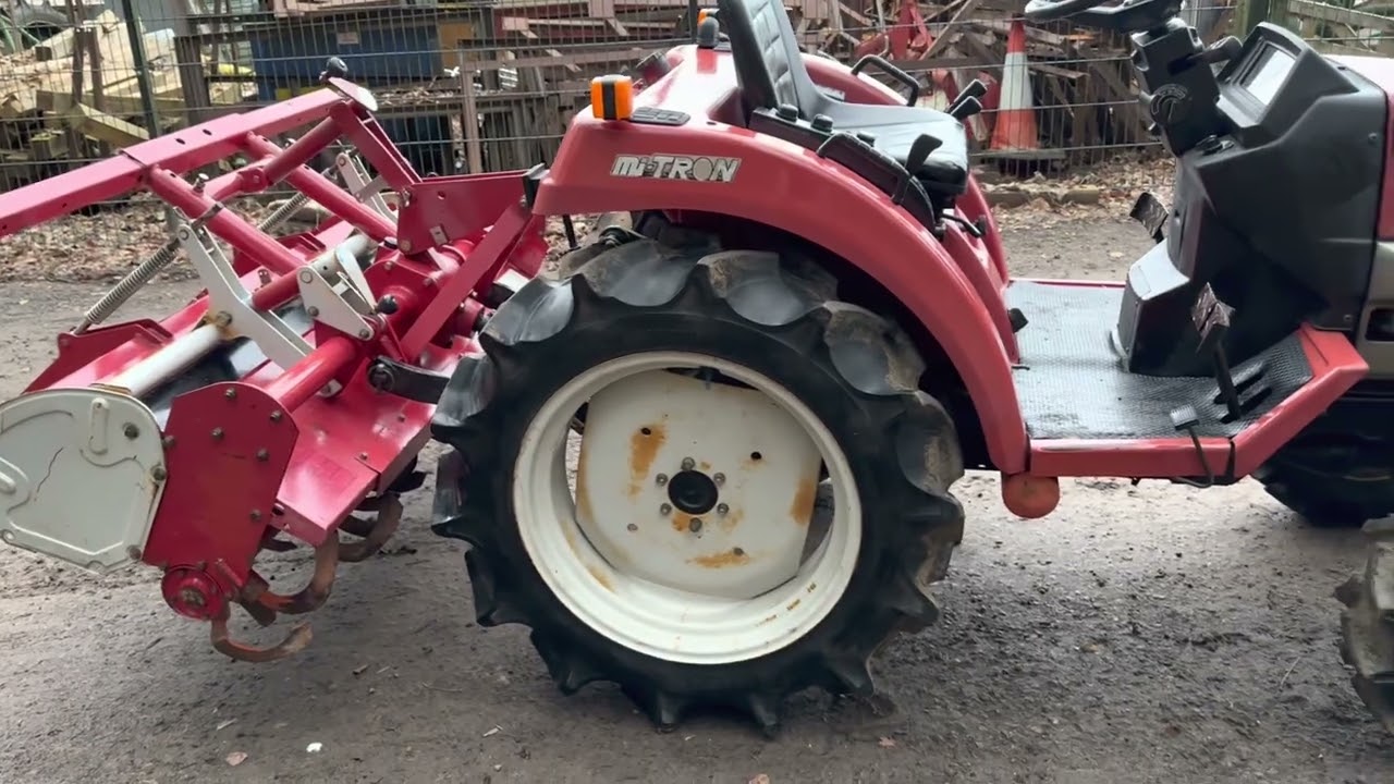 SHIBAURA P185F 4WD Compact Tractor & 1.3 Meter Rotavator