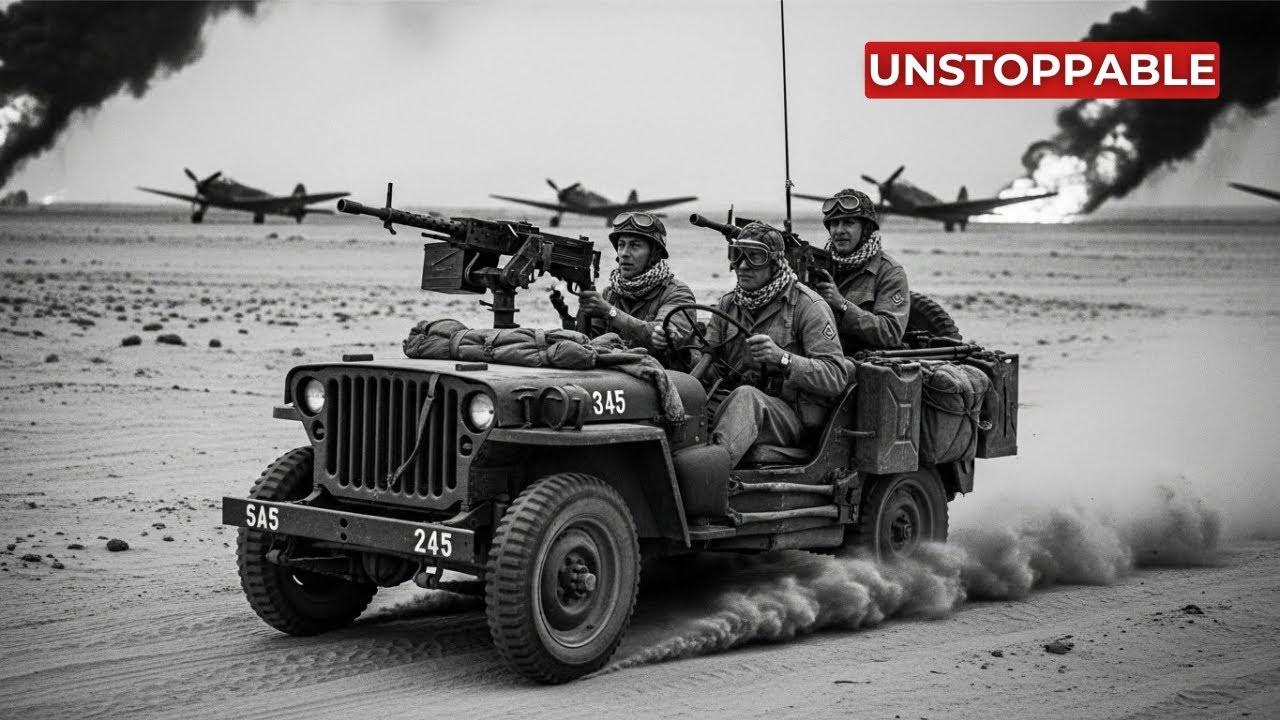 Как экипажи танков Panzer высмеивали «рейды на джипах», пока британский спецназ SAS не взорвал ск...