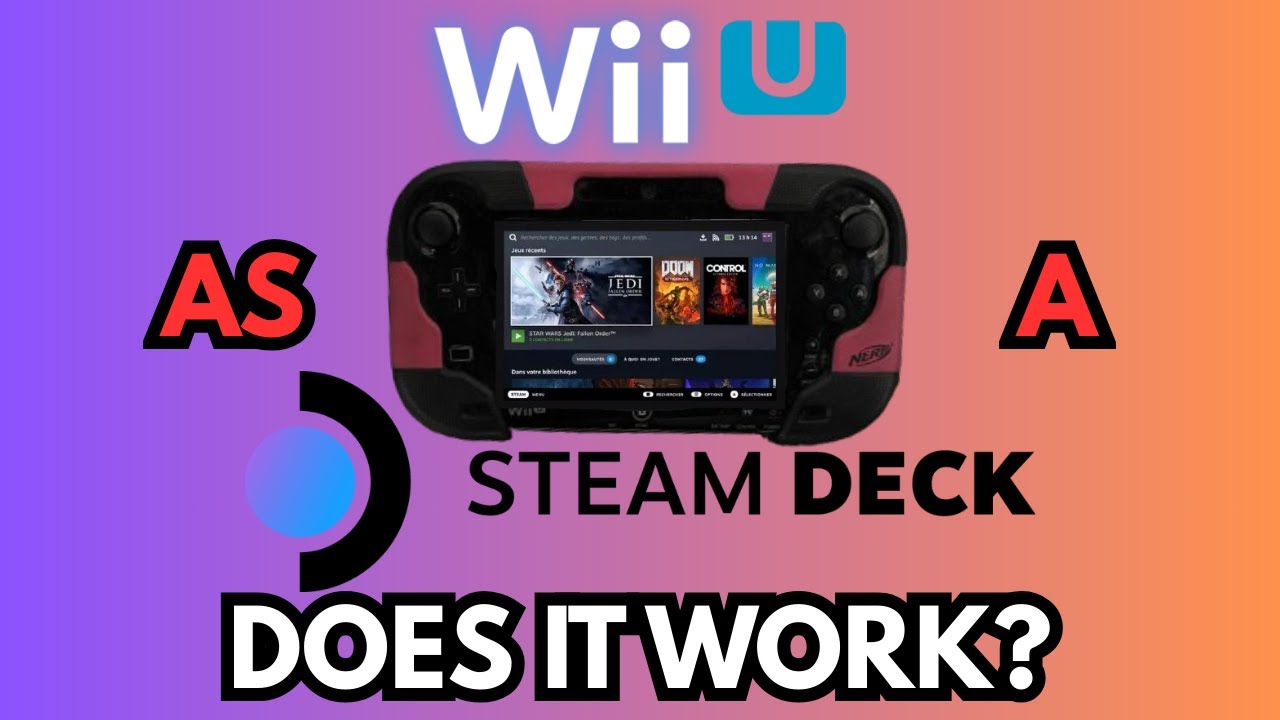 Using My Wii U, AS A STEAM DECK? (Kinda)