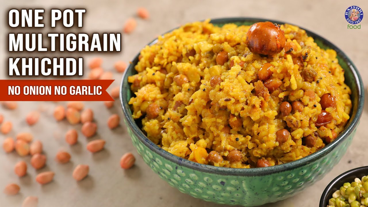 Healthy Multigrain Khichdi in Cooker | Paryushan Special | No Onion & Garlic | High Protein Lunch