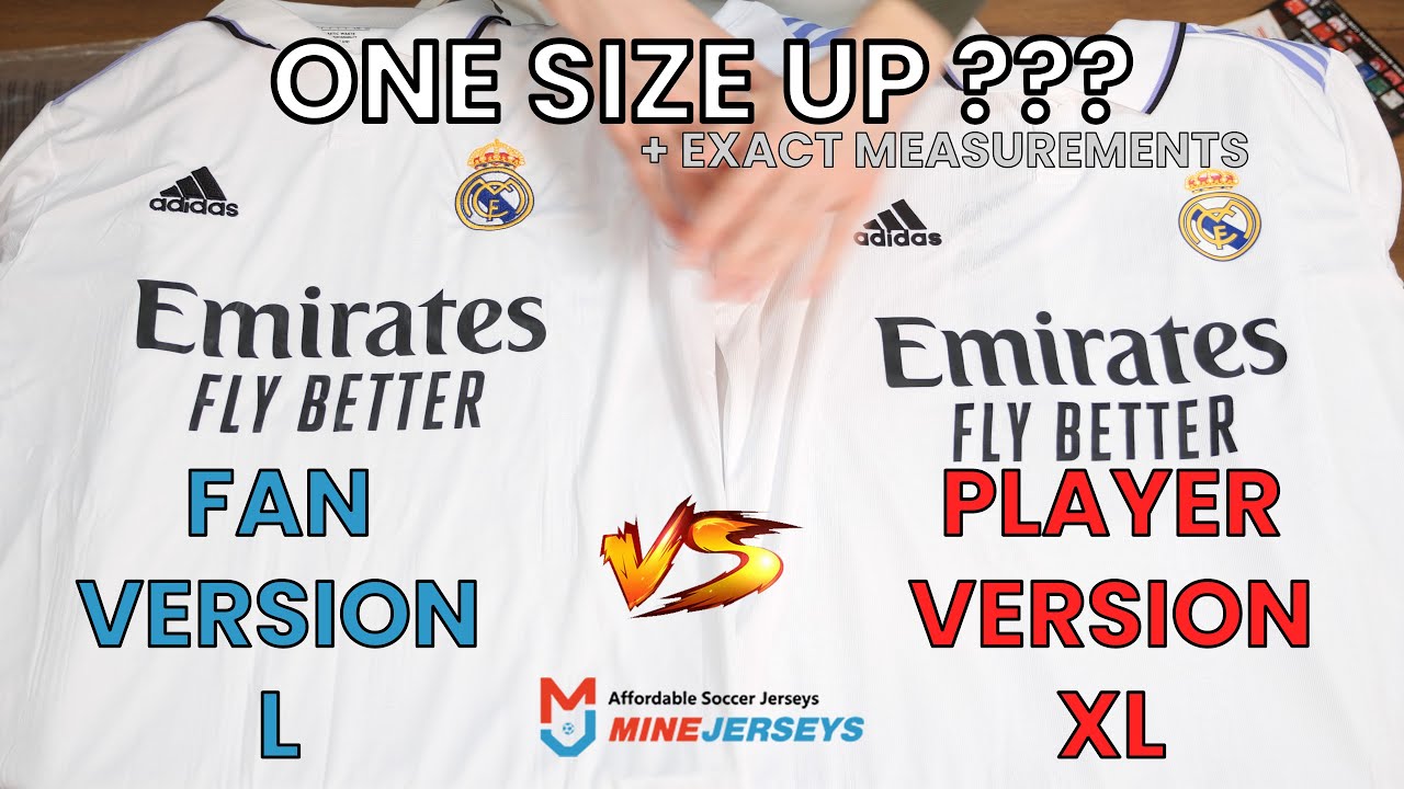Minejersey.cn | 22-23 Real Madrid FAN VERSION vs PLAYER VERSION | 4K | Unboxing Review