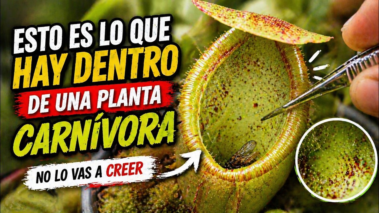 Abrimos una Planta Carnívora y esto fue lo que encontramos en su interior