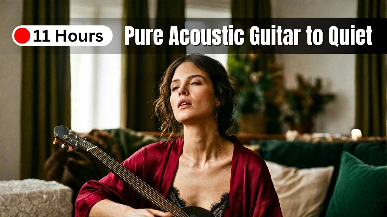 10 Hours of Pure Acoustic Guitar to Quiet Your Mind and Stop Overthinking