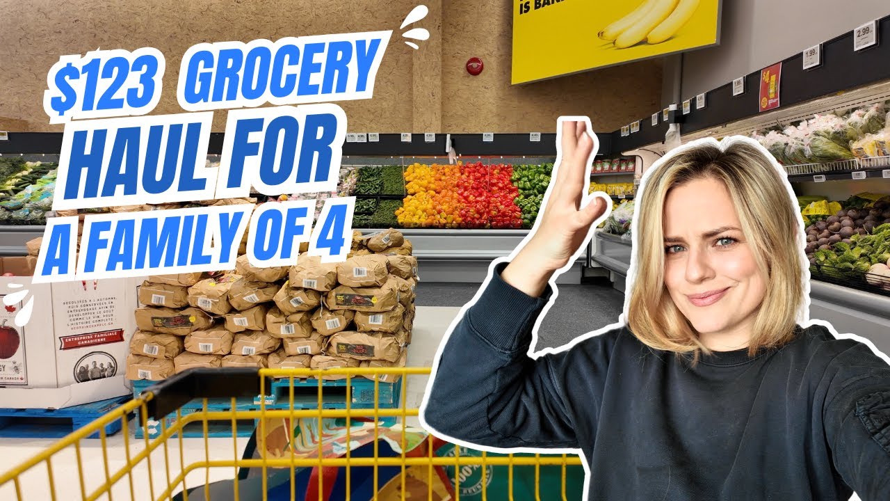🇨🇦 Grocery Haul on a Budget: What I Bought for $123 This Week