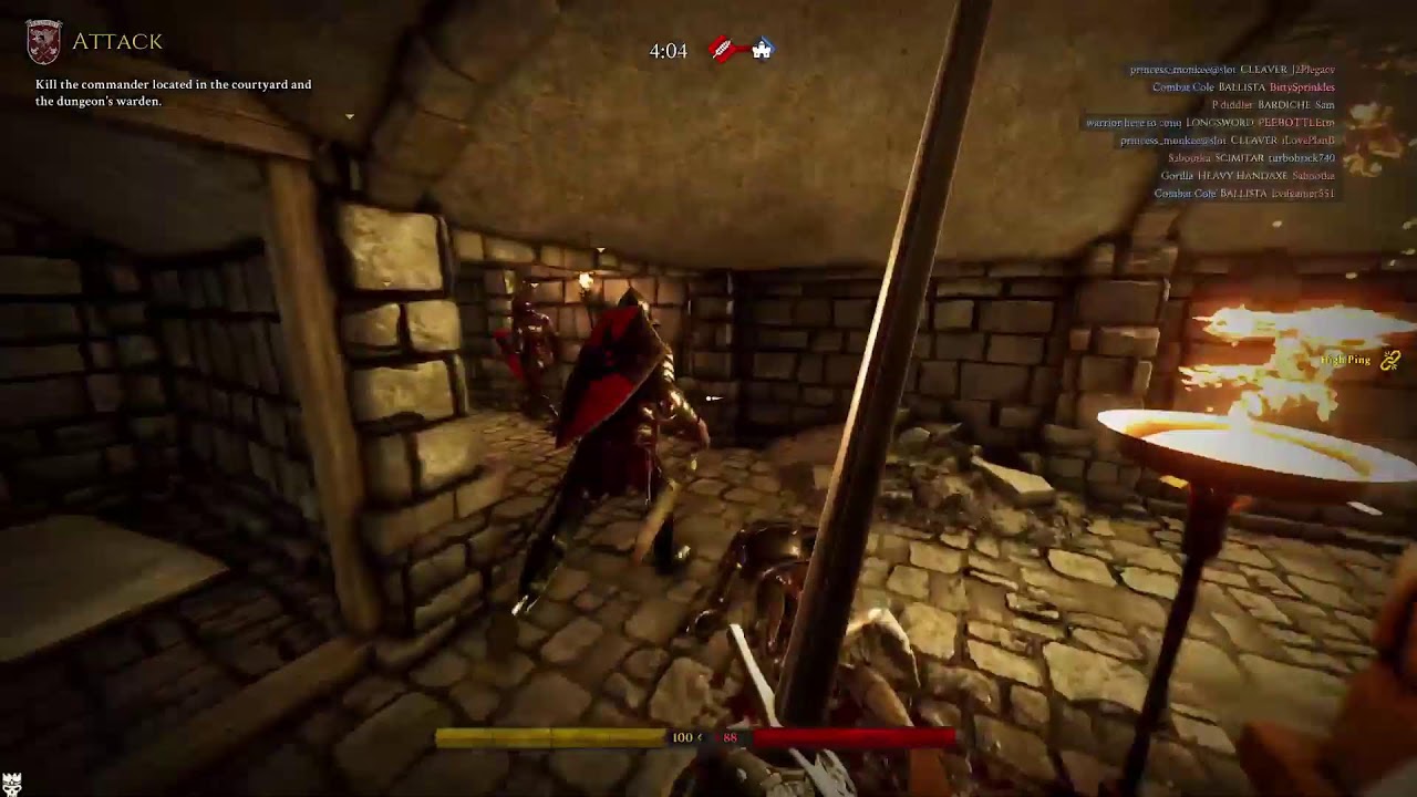 Mordhau Ps5 player playing pc players HARDCORE difficulty