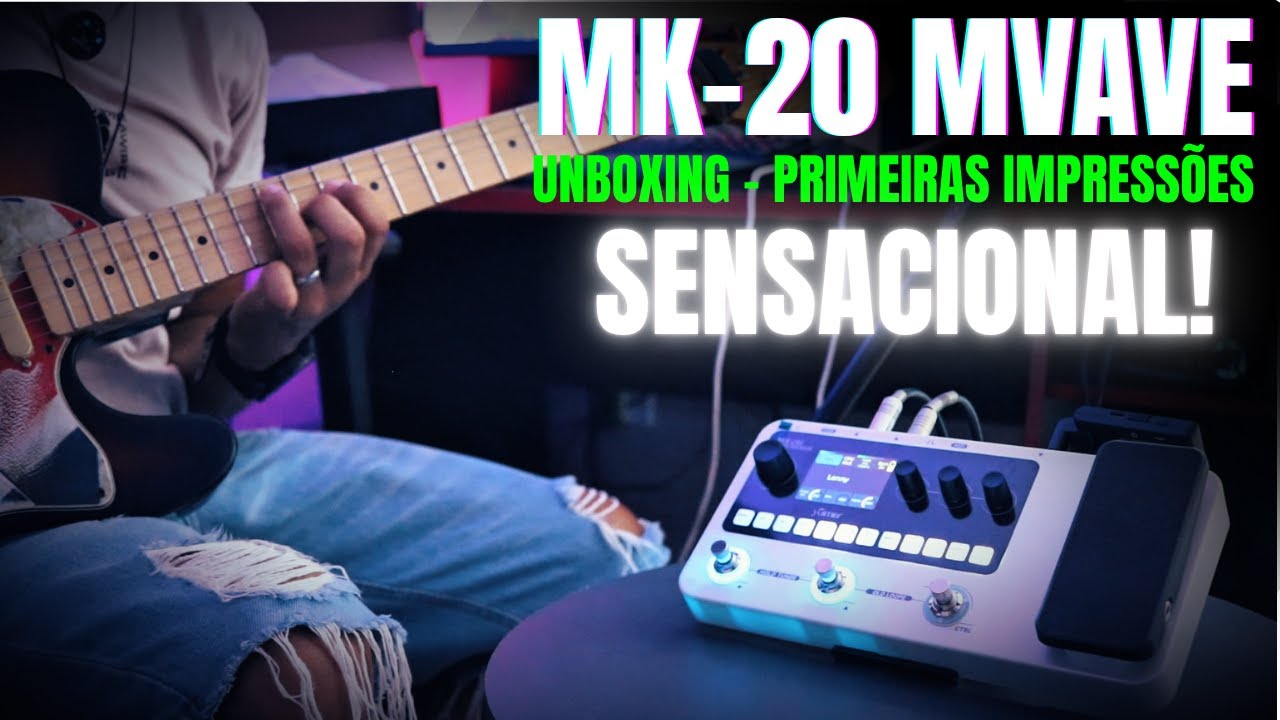 MK-20 MVAVE  - UNBOXING e PRIMEIRAS IMPRESS&Otilde;ES! #mk20 #mvave