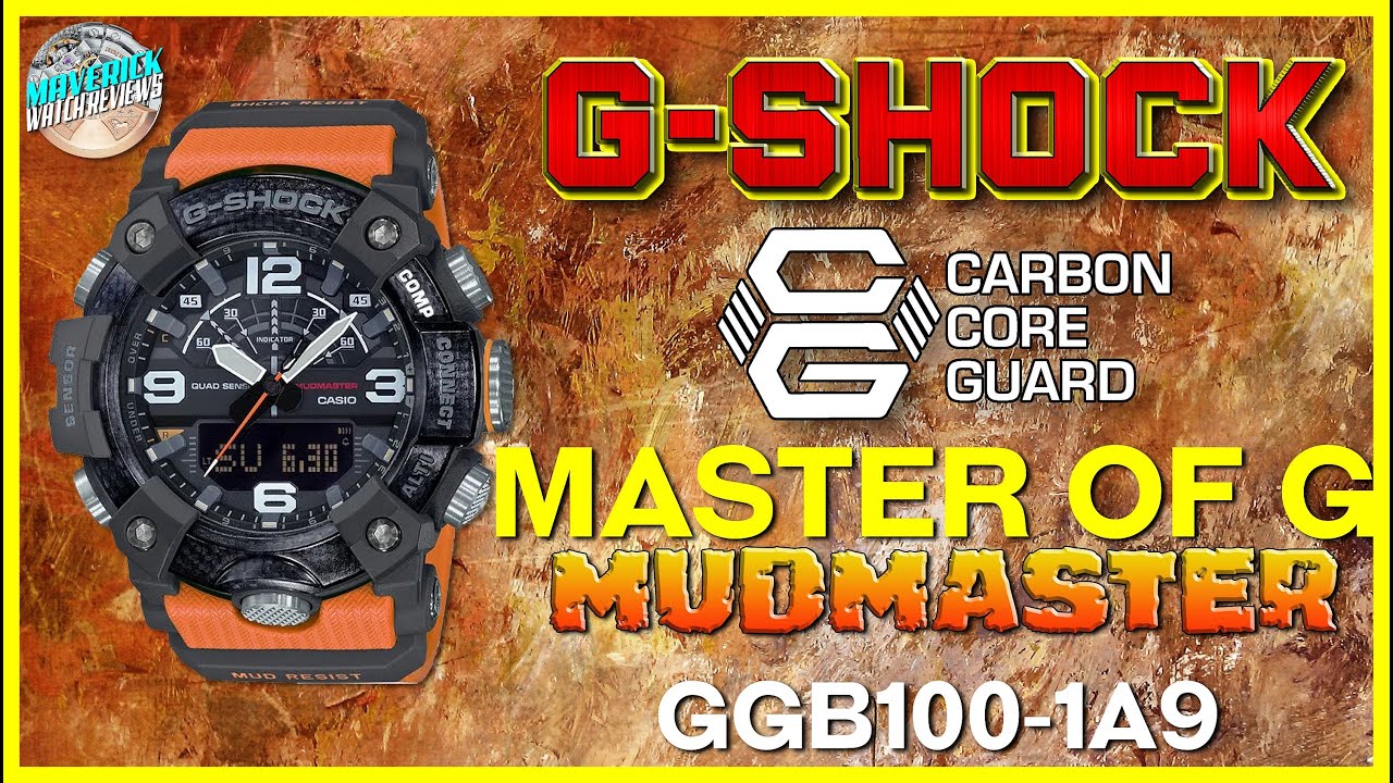 G-Shock Sponsored Review! | G-Shock Mudmaster 200m Bluetooth Quartz GGB100-1A9 Unbox And Review