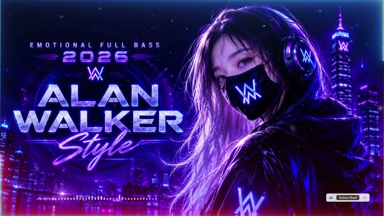 Alan Walker Style Full Bass Remix 2026 | Chasing Shadows | Emotional Melodic EDM