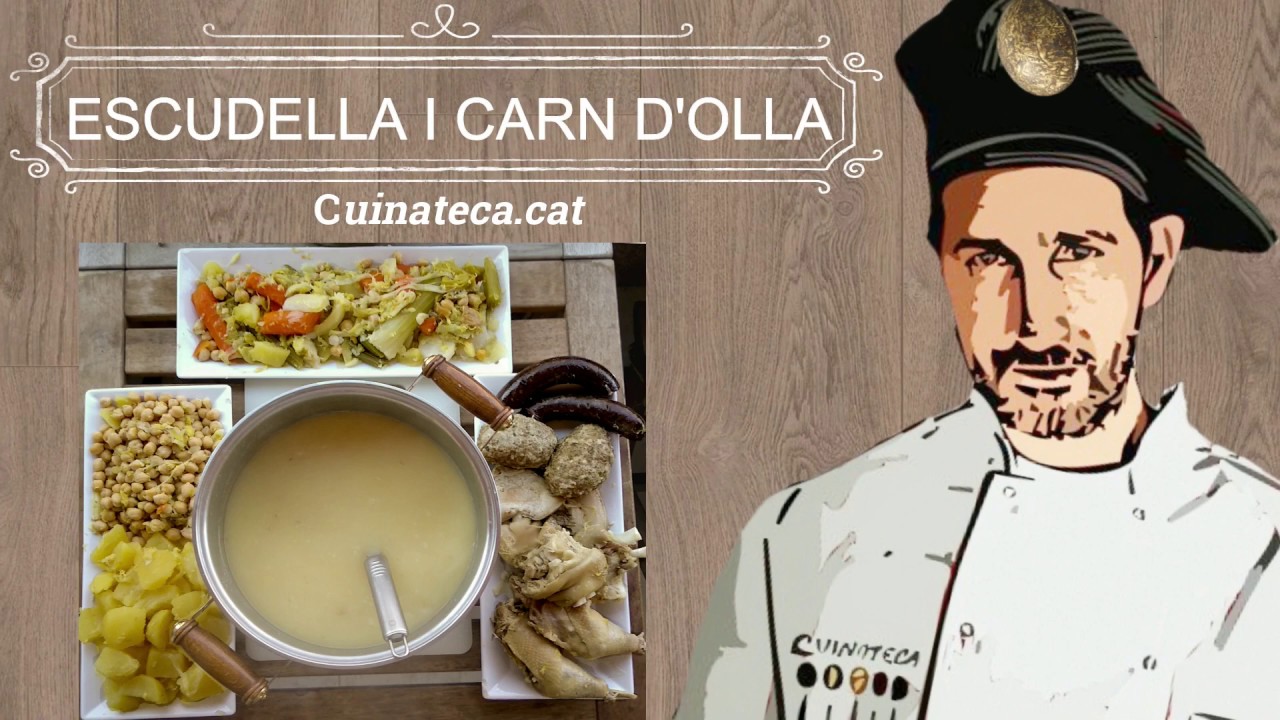 Recepta d'ESCUDELLA i carn d'OLLA (Receptes de cuina)