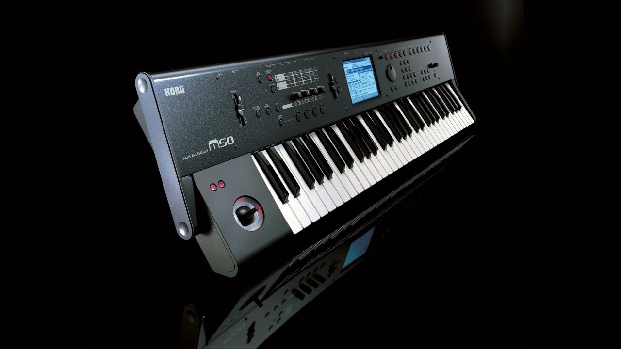 Korg M50 Workstation Synth  - Talk And Demo Of A Few Sounds.