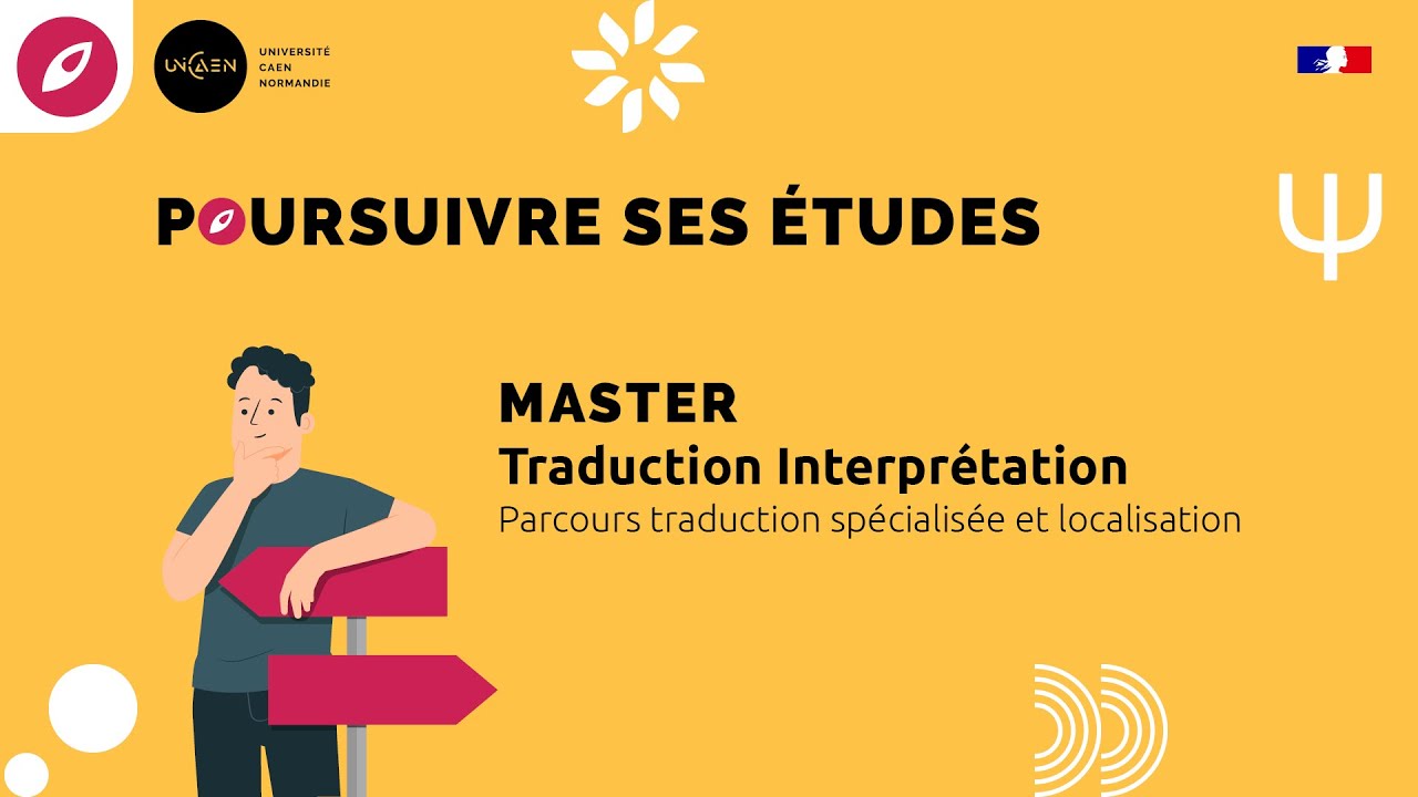 Webinaire Master Traduction Interprétation, parcours traduction spécialisée et localisation