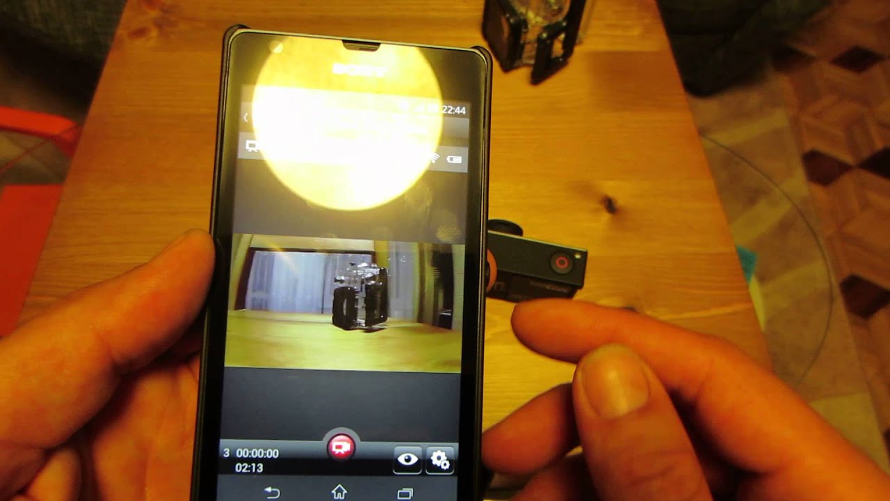 GoPro HERO3 Black Edition, ustawienia kamery przez aplikacje z google play