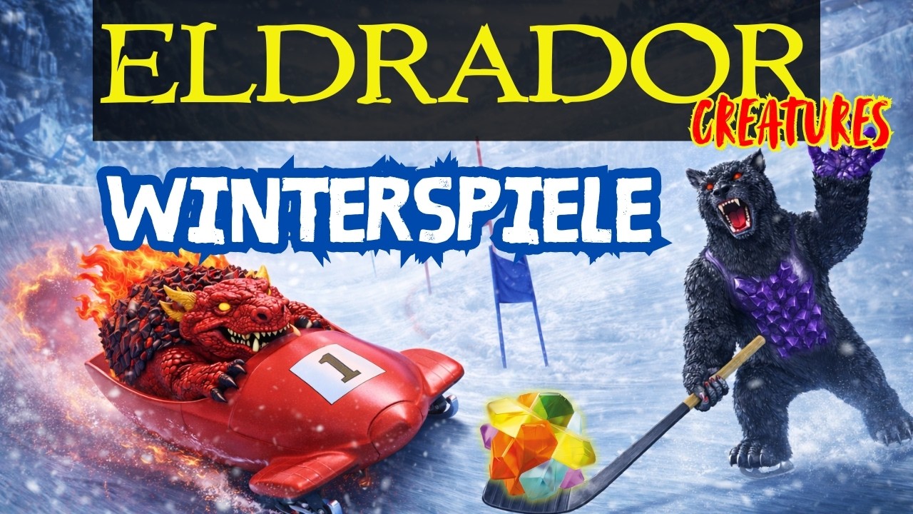 ❄️ Winterspiele bei den Eldrador Creatures 🏆